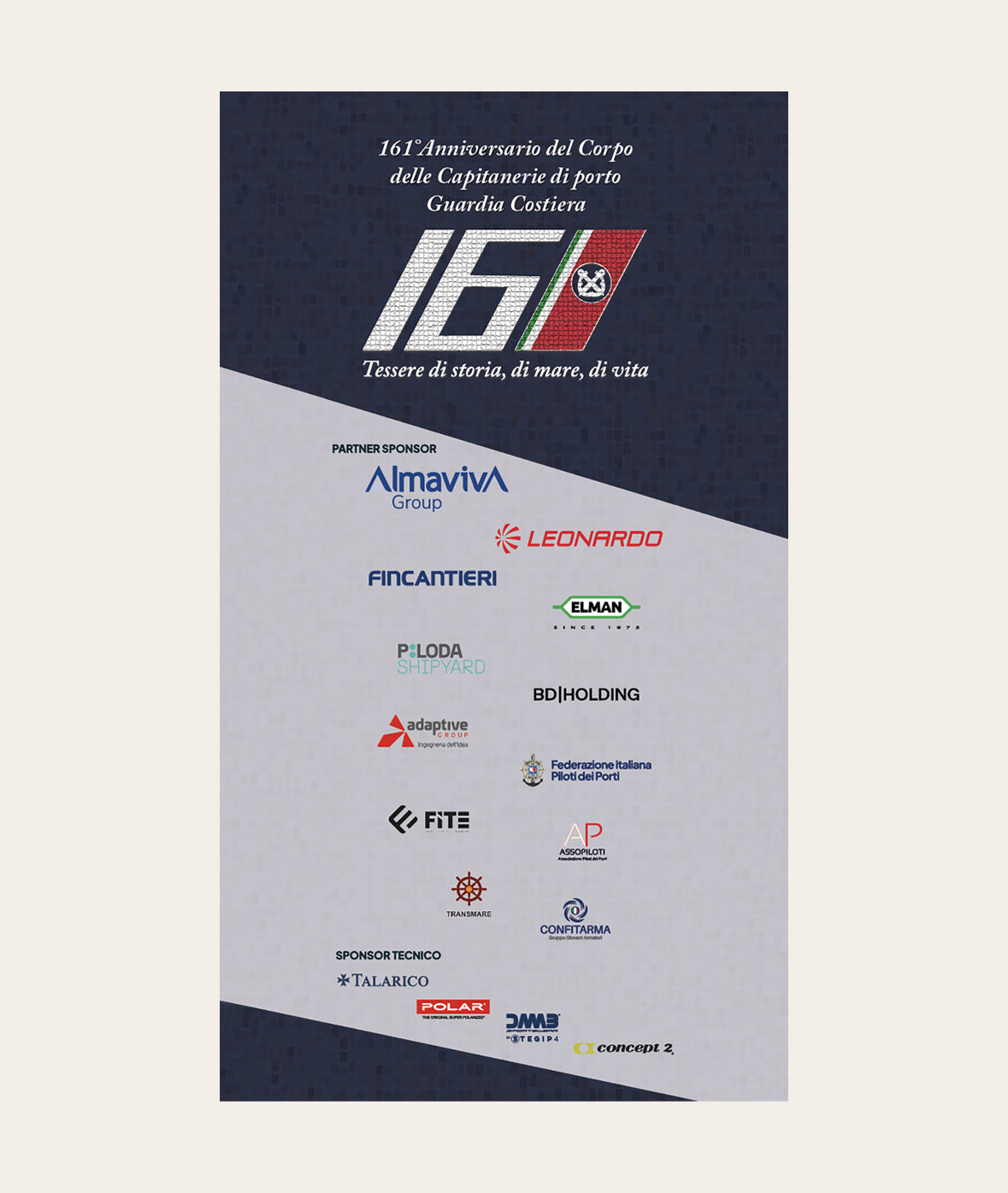 Talarico Sponsor Tecnico del 161° Anniversario del Corpo delle Capitanerie di Porto – Guardia Costiera