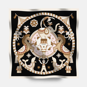 Foulard In Seta Twill 90 Circo delle Meraviglie