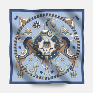 Foulard In Seta Twill 90 Circo delle Meraviglie