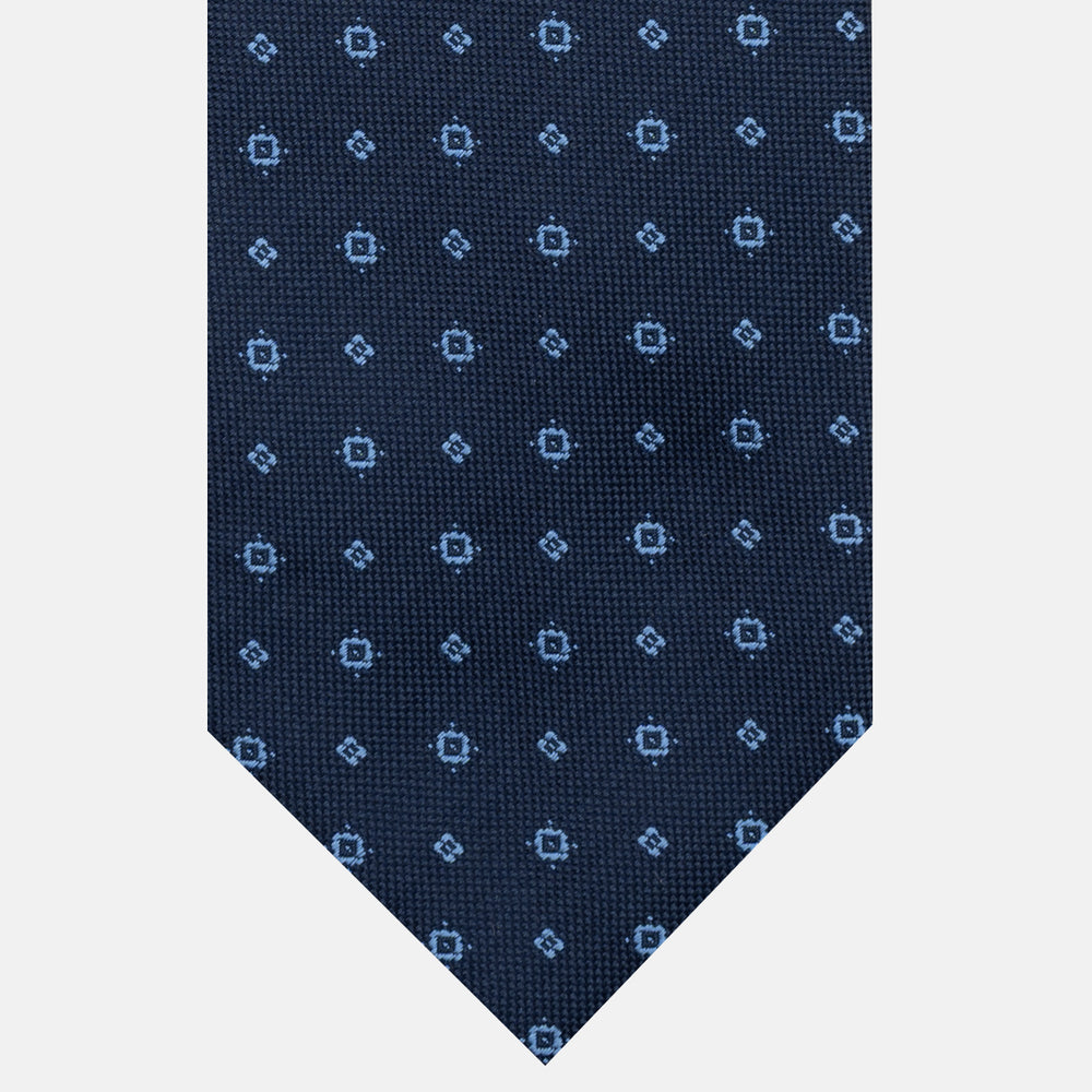 Cravatta 3 pieghe Jacquard, Micro Fantasia, Celeste JA24062026-3