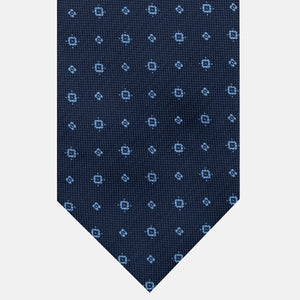 3-Fold Jacquard Tie, Micro Pattern, Light Blue JA24062026-3