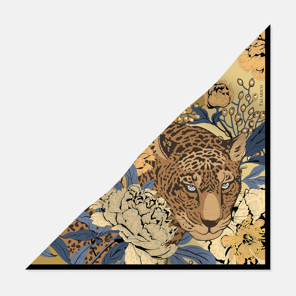 Savana Whisper Silk Twill Triangle Scarf
