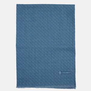 Sciarpa Unisex in 100% Lana | Modello Cervinia Blu - 2021664