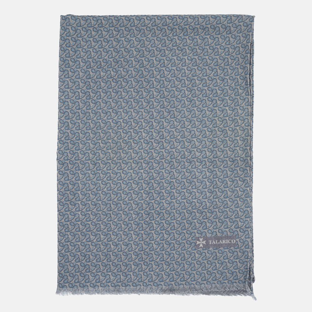 Sciarpa Unisex in 100% Lana | Modello Cervinia Grigio - 2021664