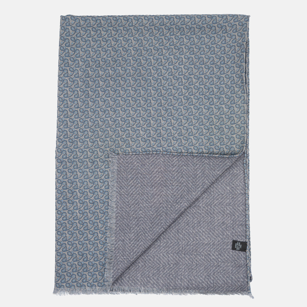 Sciarpa Unisex in 100% Lana | Modello Cervinia Grigio - 2021664