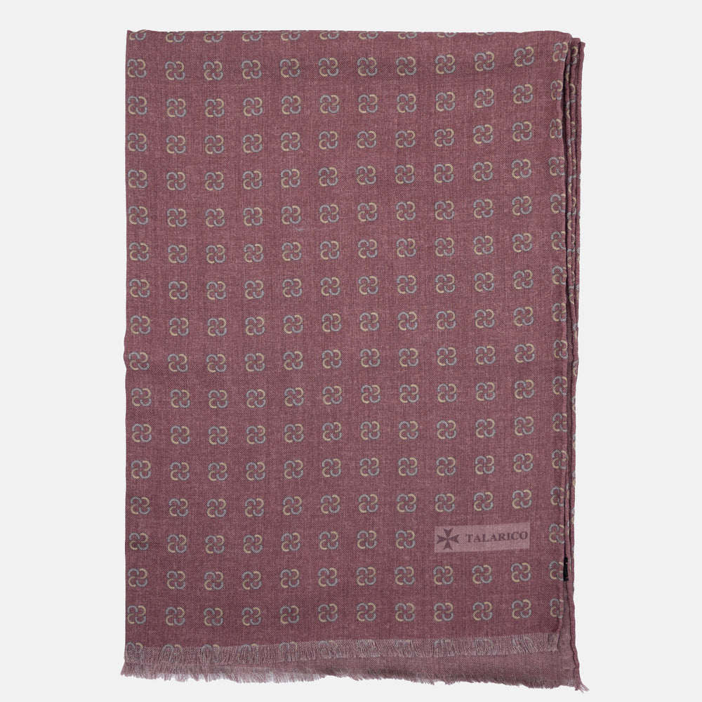 Sciarpa Unisex in 100% Lana | Modello Livigno Magenta - 2025359