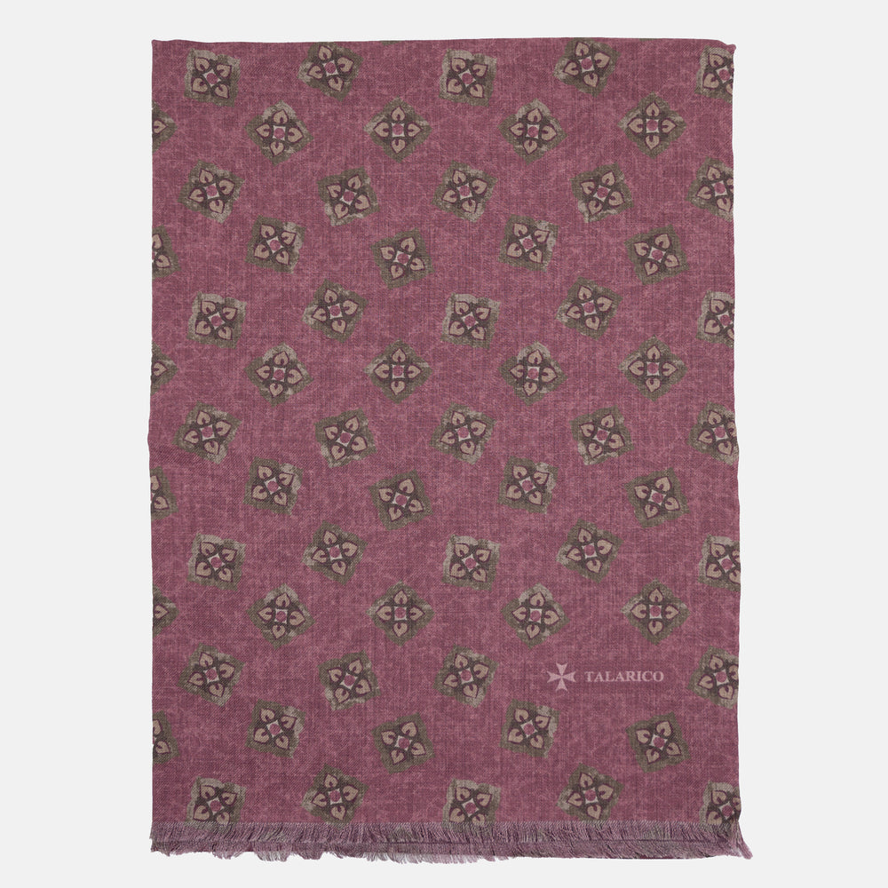 Sciarpa Unisex in 100% Lana | Modello Cortina Bordeaux - 2025361