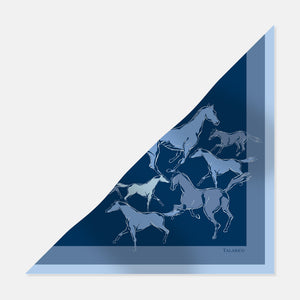 Silk Twill Triangle Scarf Indomitable Spirits