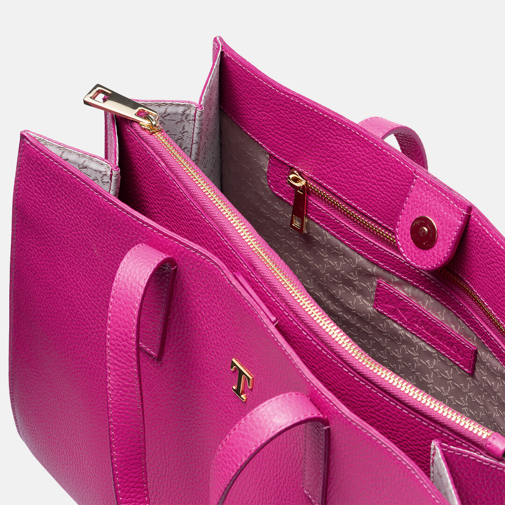 Rania of Jordan Shopper Bag in Grained Leather