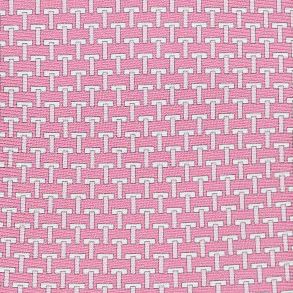 Cravatte 3 pieghe seta T Iconica Rosa