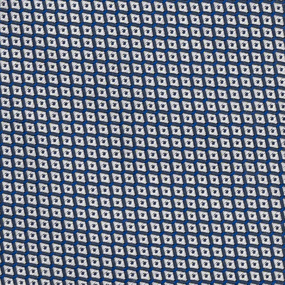Cravatta 3 pieghe Jacquard, Micro Fantasia, Blu JA22062026-4