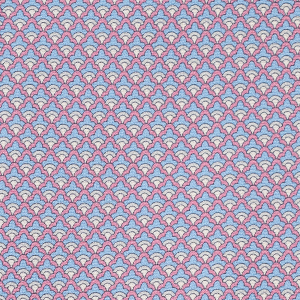 3-Fold Silk Tie, Micro Pattern, Pink - JC056329-6