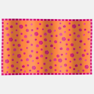 Cotton Voile Pareo with Fringes | Polka Dot Pattern