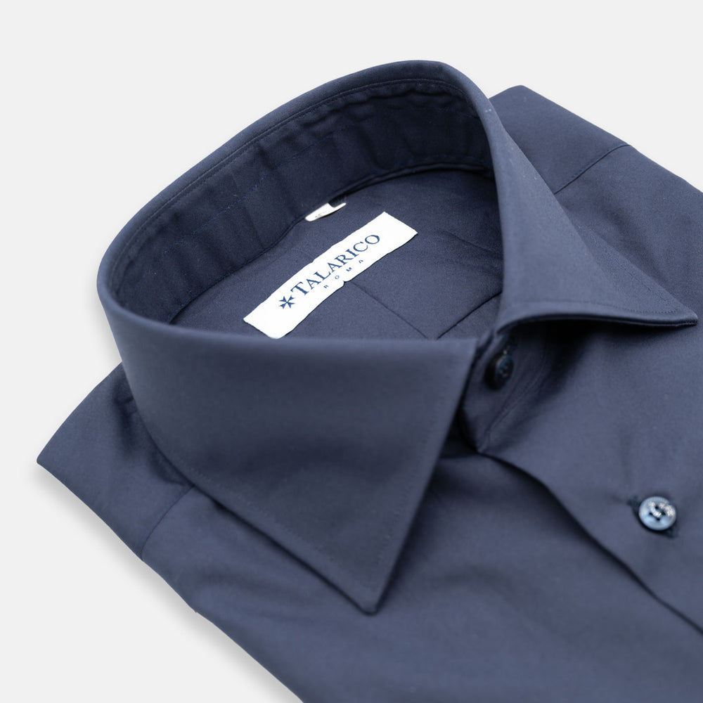 Camicia Talarico in Cotone Blu (TE101907)