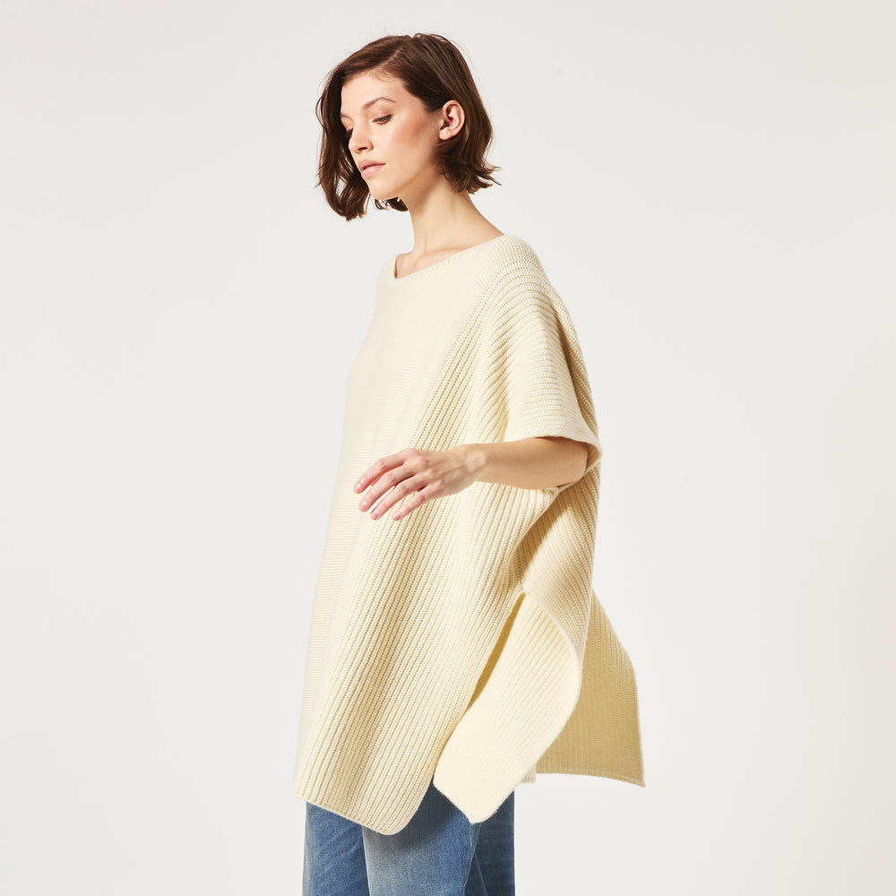 Mantella Maglione in Puro Cashmere | Bianco