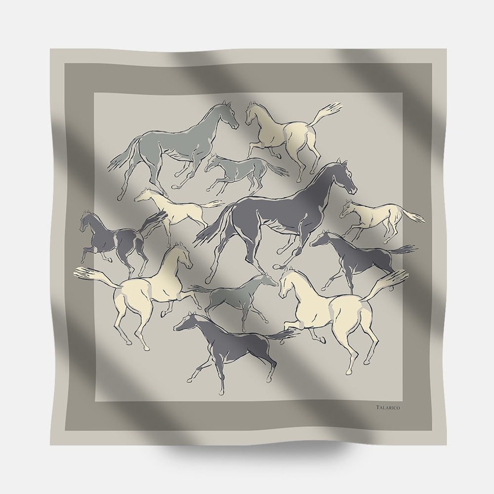 90 Indomitable Spirits Twill Silk Scarf