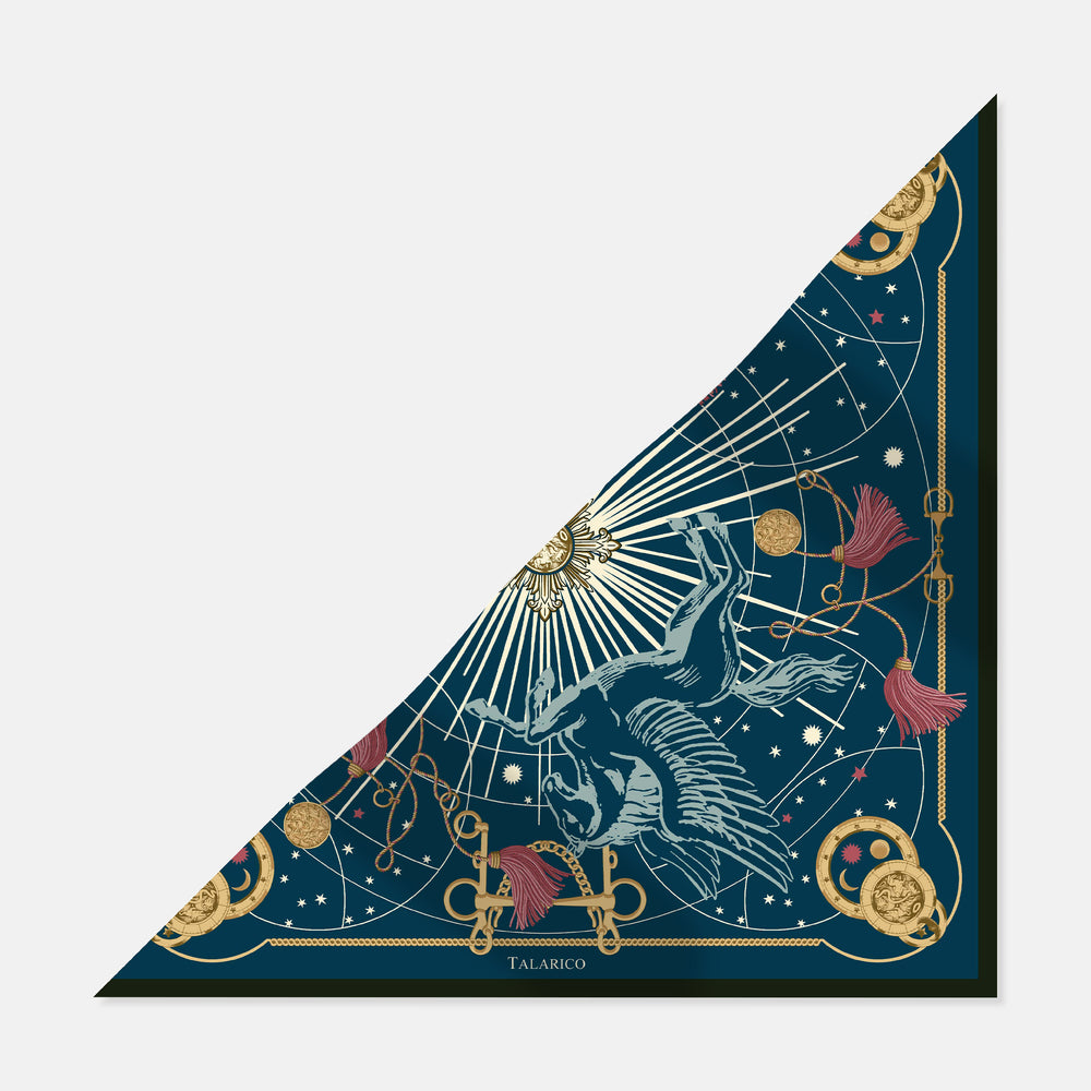 Olympus Light Silk Twill Triangle Scarf