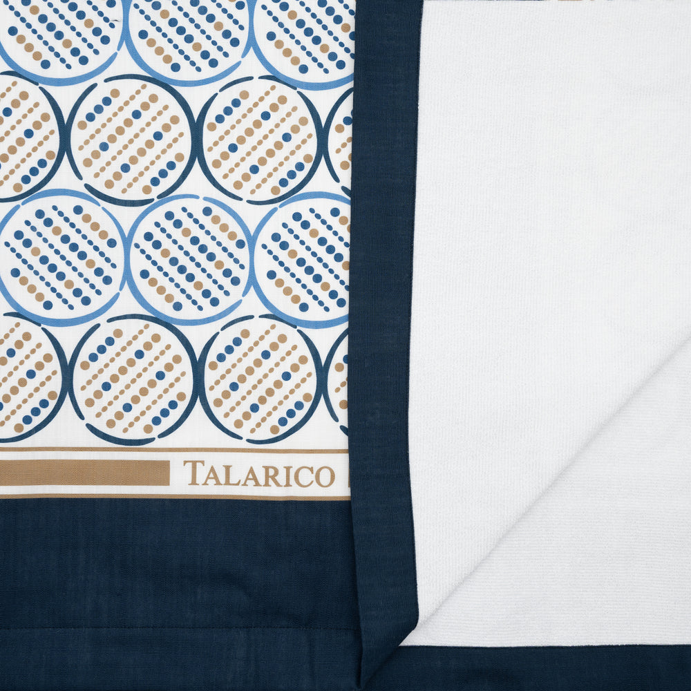 Telo Mare in Lino e Spugna | Fantasia Alassio | Blu