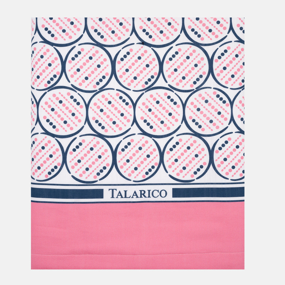 Telo Mare in Lino e Spugna | Fantasia Alassio | Rosa