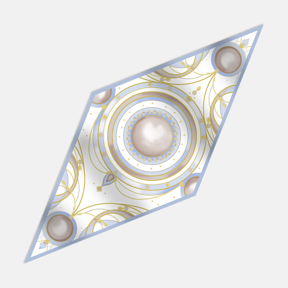 Foulard Rombo in Pura Seta Twill | Fantasia Akoya