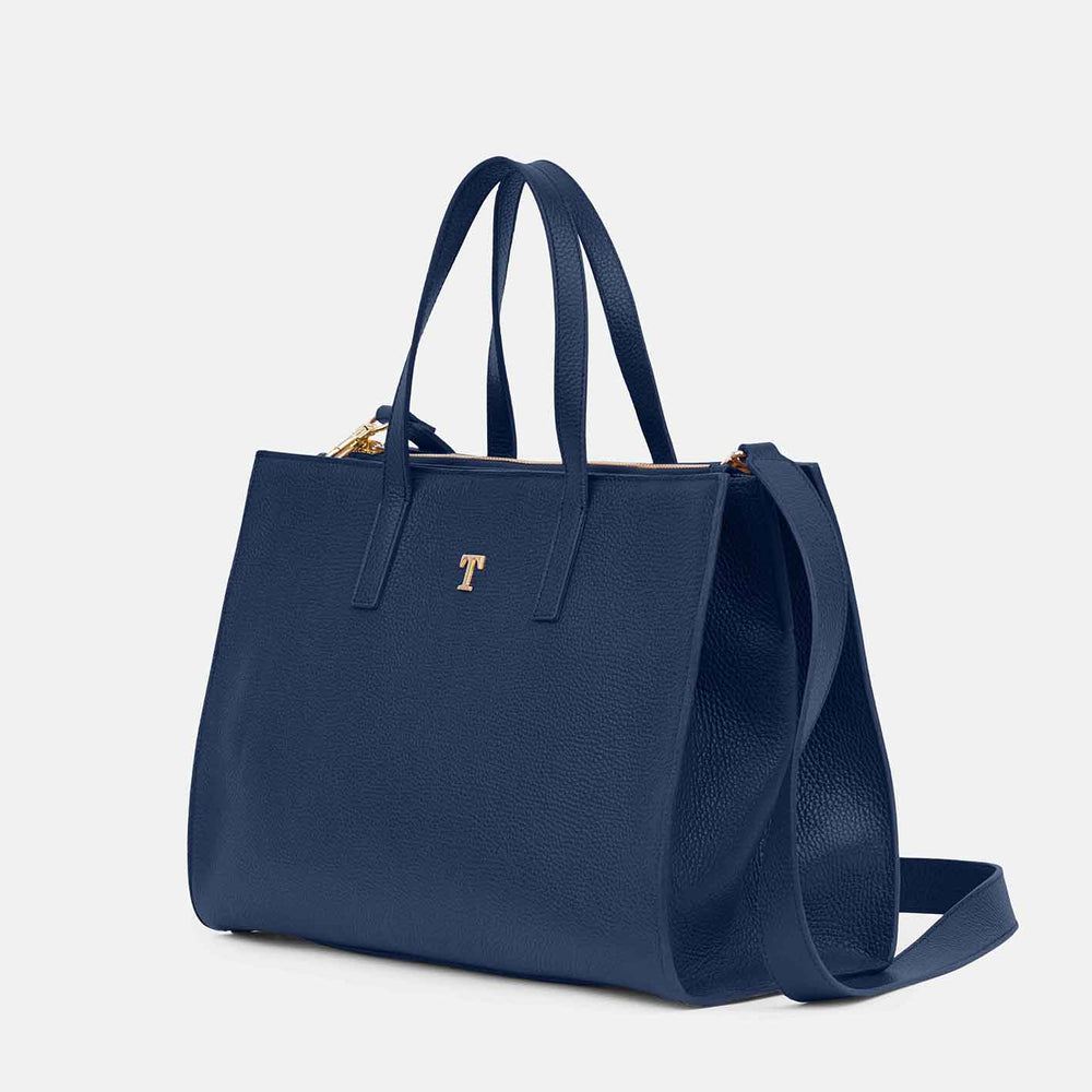 Rania of Jordan Shopper Bag in Grained Leather