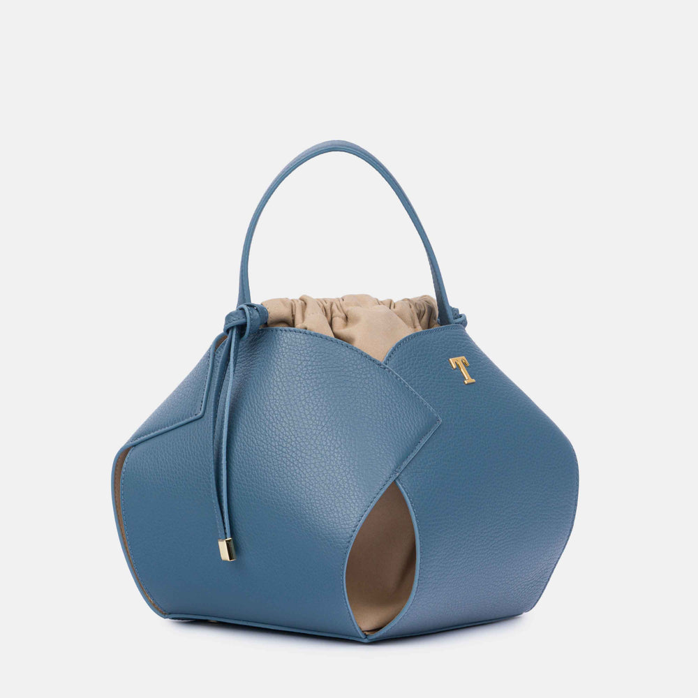 Talarico PomPon Bag in Grained Leather