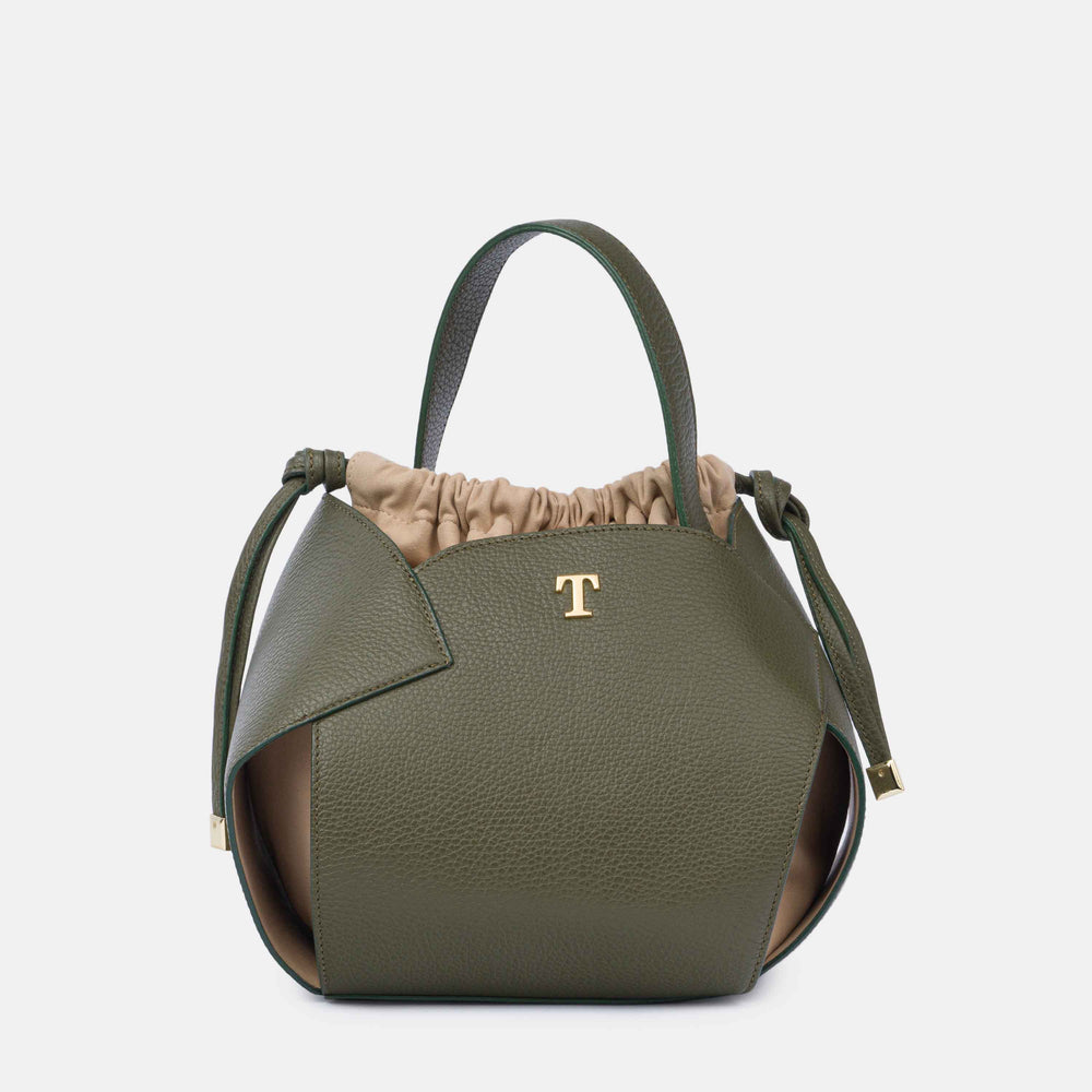 Talarico PomPon Bag in Grained Leather
