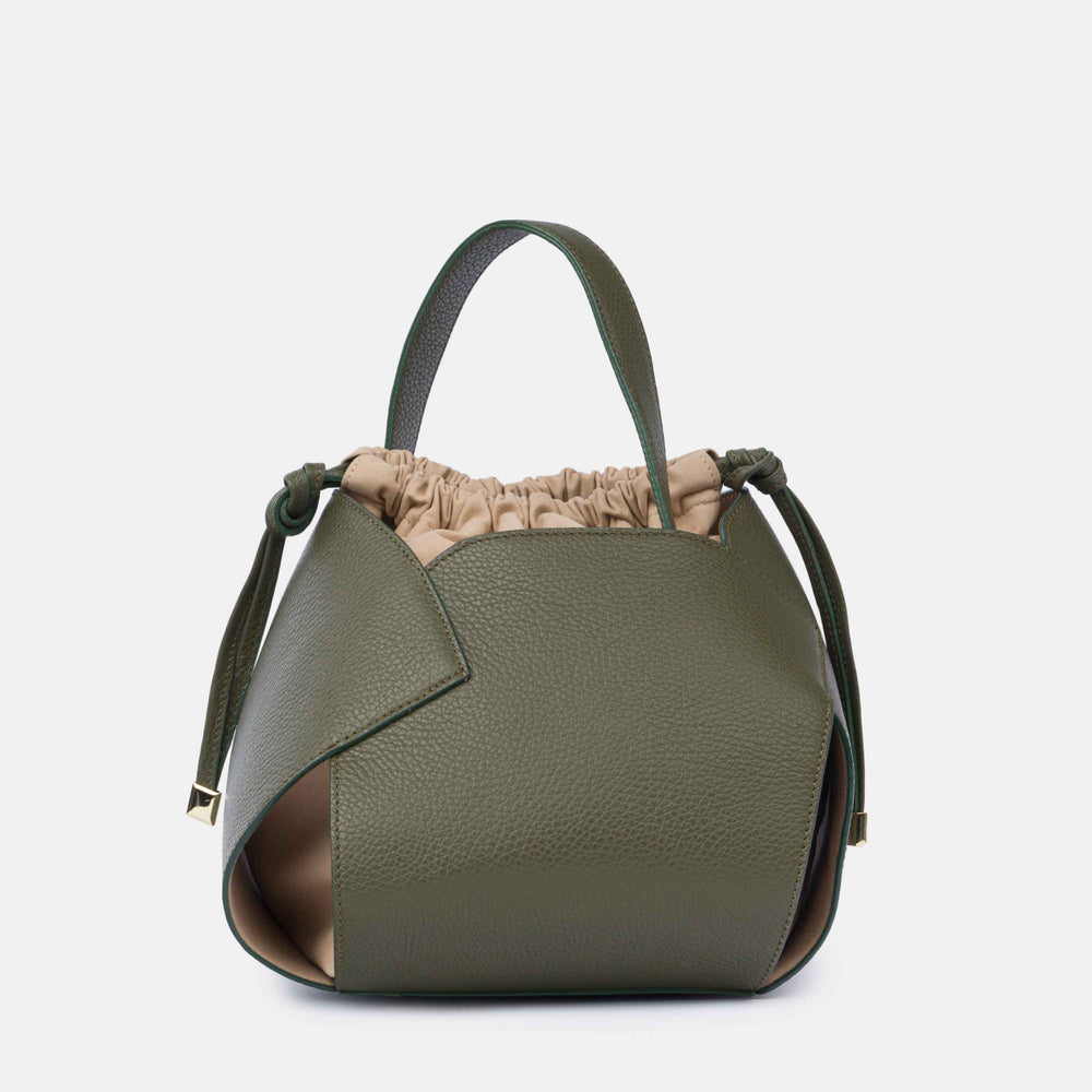 Talarico PomPon Bag in Grained Leather