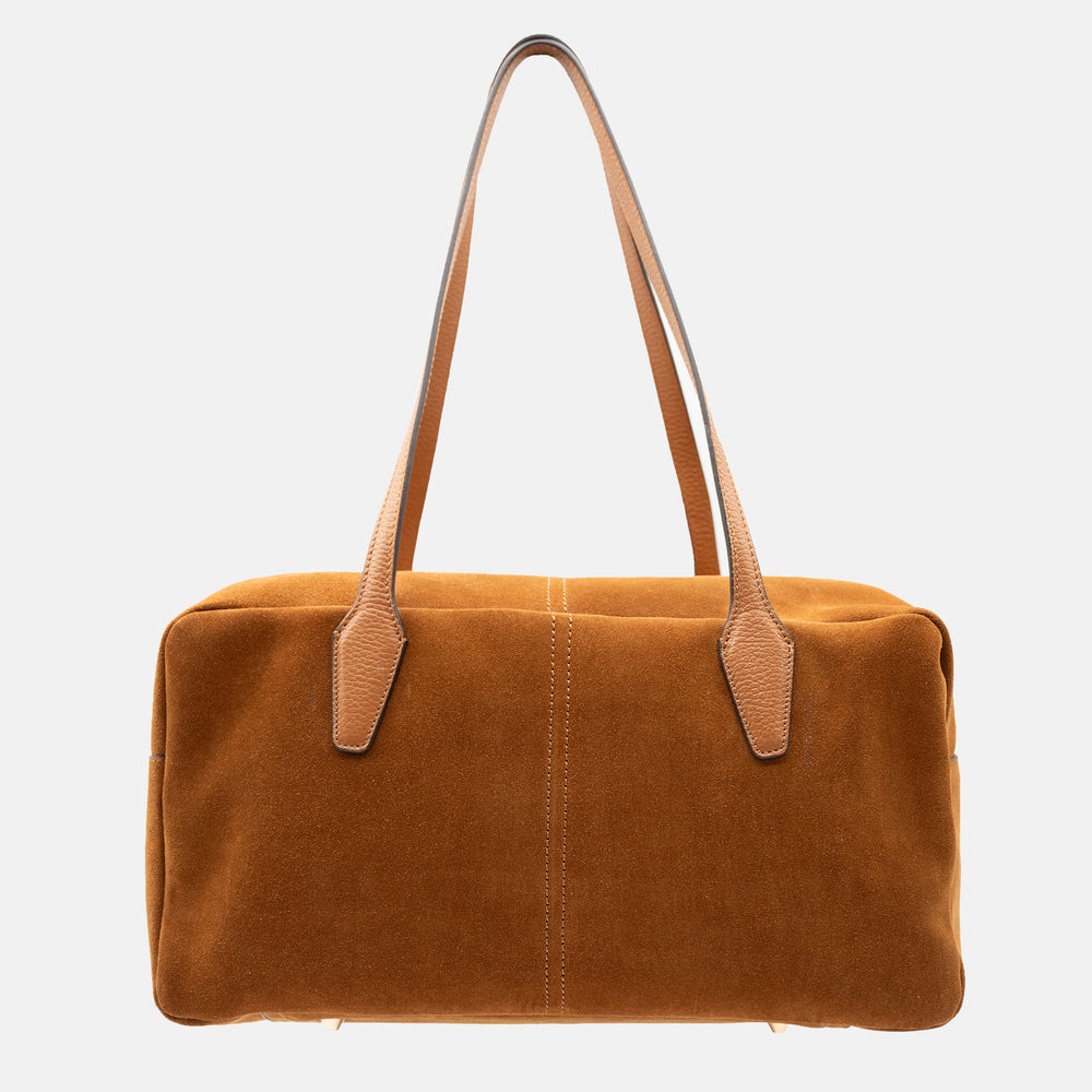 Borsa Bauletto Talarico in Camoscio Cuoio