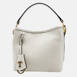 Borsa T-Rush in pelle martellata