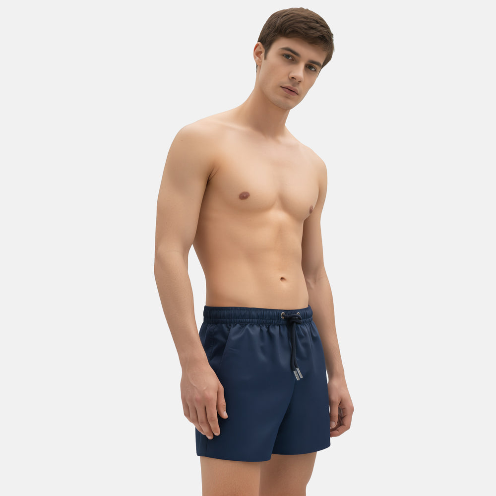 Versilia - Costume da bagno Uomo Elegante | Tinta Unita Blu
