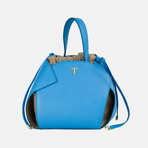 Borsa PomPon Talarico in pelle martellata