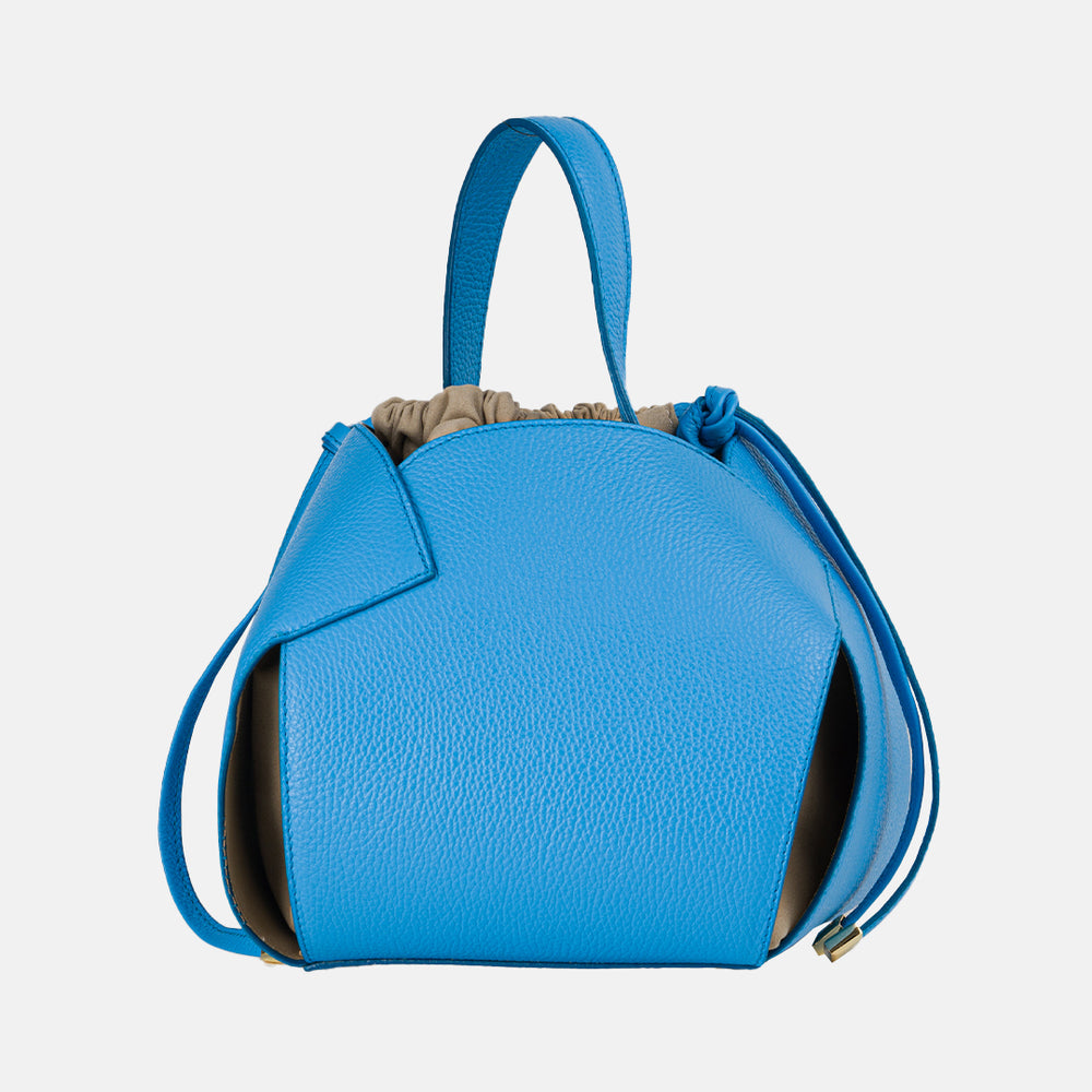 Talarico PomPon Bag in Hammered Leather
