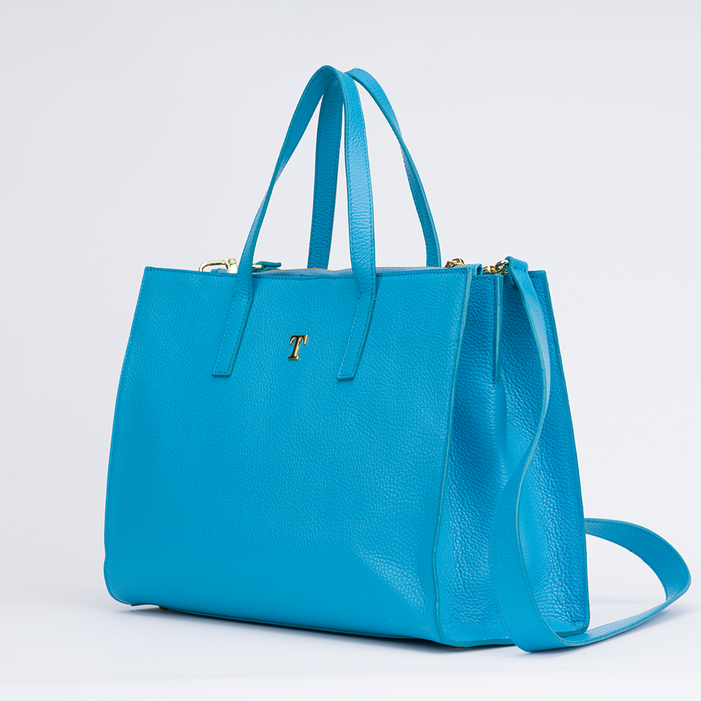 Rania of Jordan Shopper Bag in Grained Leather