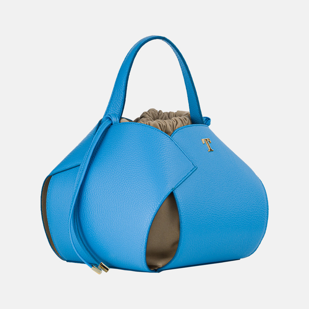 Talarico PomPon Bag in Hammered Leather