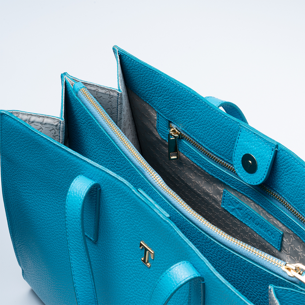 Rania of Jordan Shopper Bag in Grained Leather