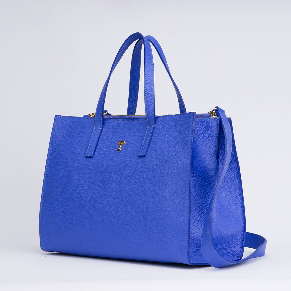 Rania of Jordan Shopper Bag in Grained Leather