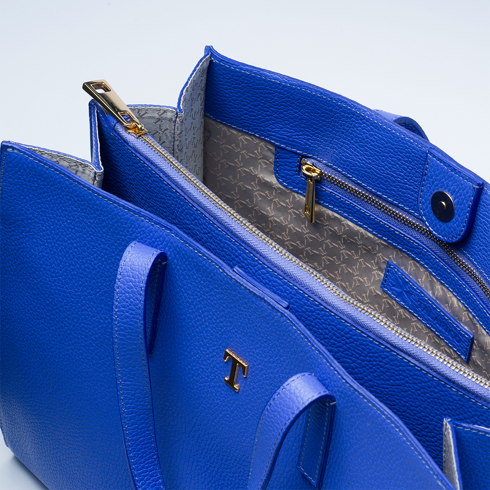 Rania of Jordan Shopper Bag in Grained Leather