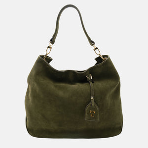 Borsa Charme Talarico in Camoscio Verde