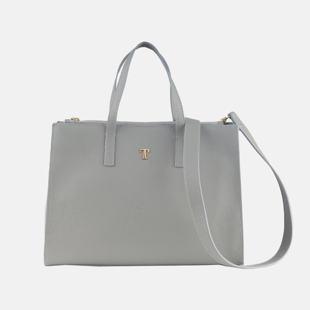 Talarico Shopper Bag Rania of Jordan in Hammered Leather
