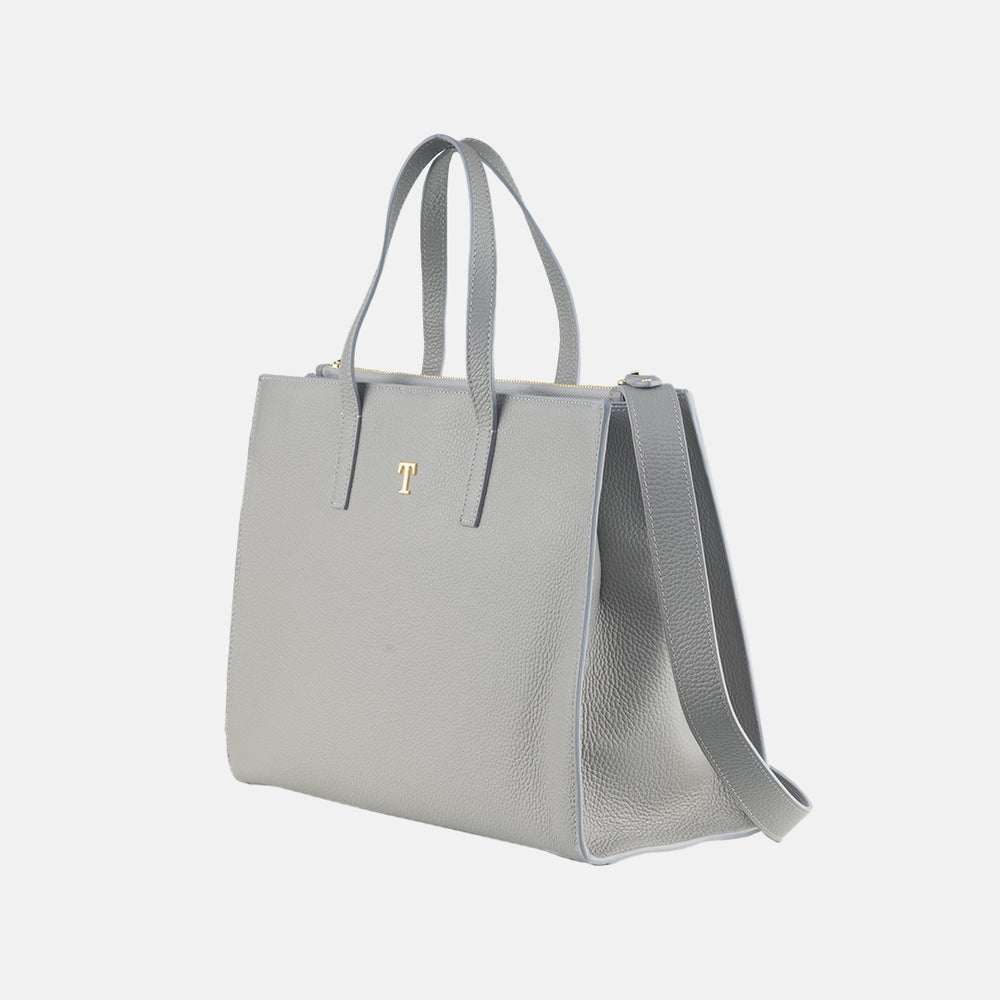Talarico Shopper Bag Rania of Jordan in Hammered Leather