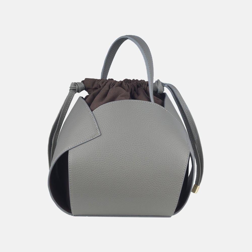 Talarico PomPon Bag in Hammered Leather