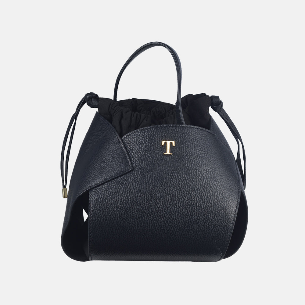 Talarico PomPon Bag in Hammered Leather