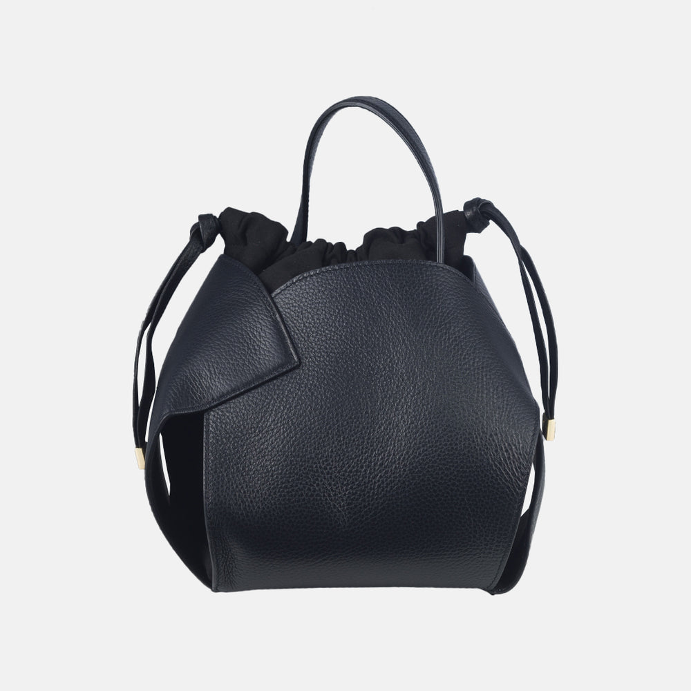 Talarico PomPon Bag in Hammered Leather