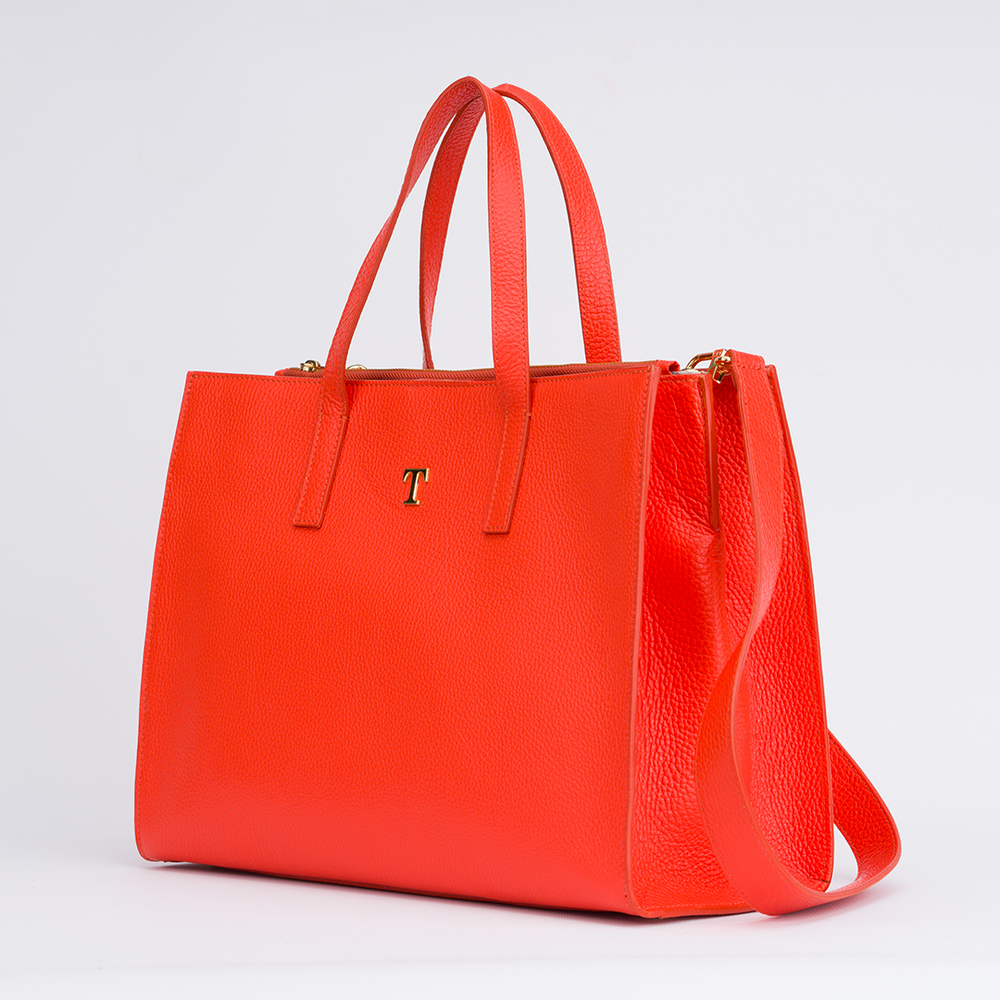Rania of Jordan Shopper Bag in Grained Leather