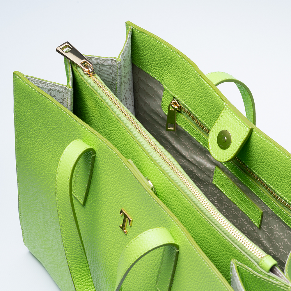 Rania of Jordan Shopper Bag in Grained Leather