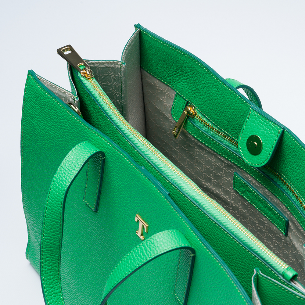 Rania of Jordan Shopper Bag in Grained Leather