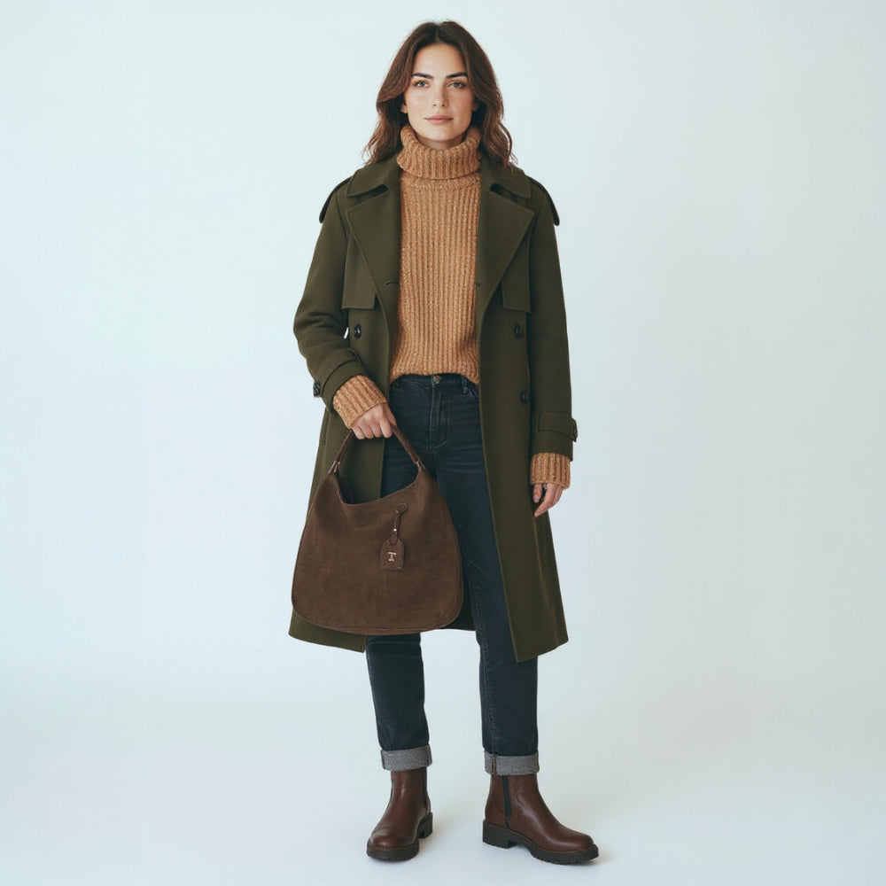 Charme Bag Talarico Suede Brown