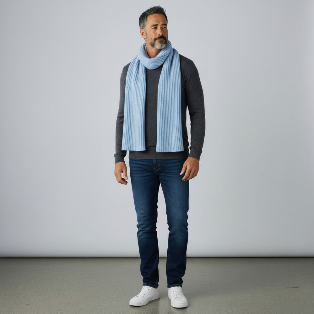 Sciarpa a Coste in 100% Cashmere | Cielo - 105
