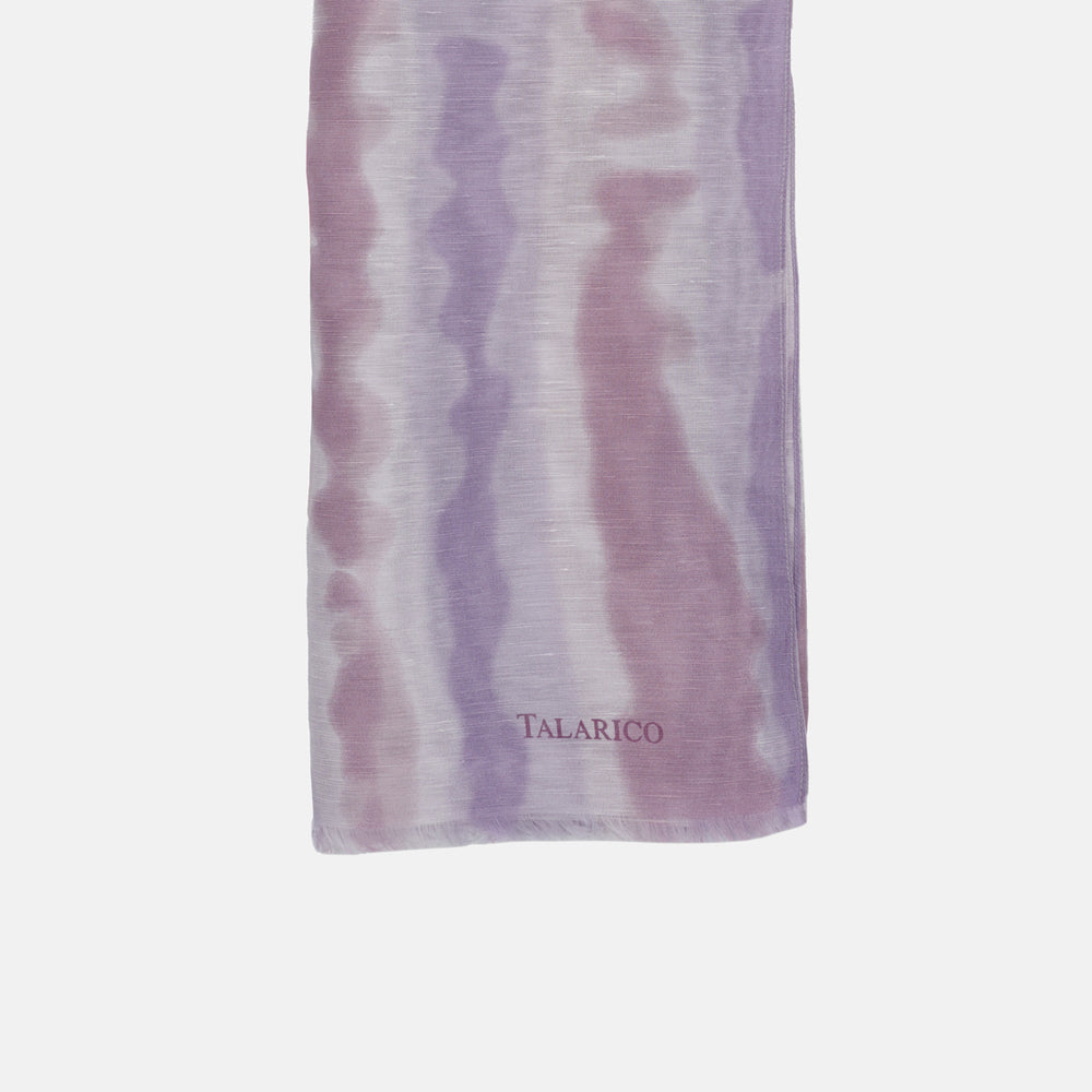 Sciarpa Mykonos in Puro Lino Viola | Made in Italy - Uomo